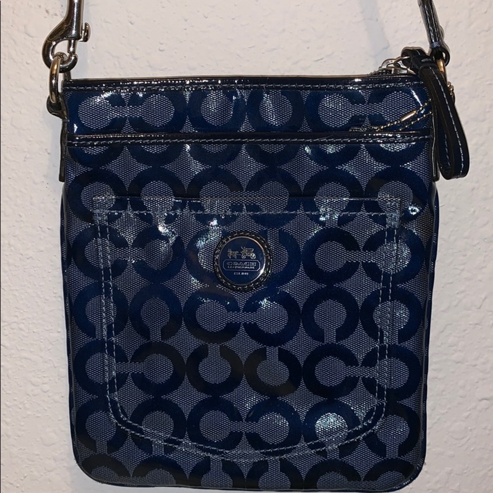 Coach Navy Blue Crossbody